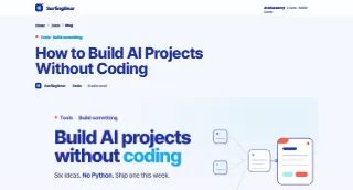 how to build ai projects without coding — SurfingBear