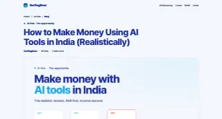 how to make money using ai tools in india — SurfingBear